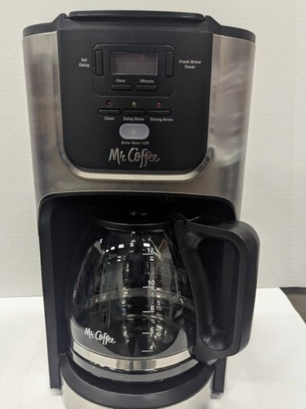 Mr. Coffee 12-Cup Programmable Coffee Maker with Brew Strength Selector